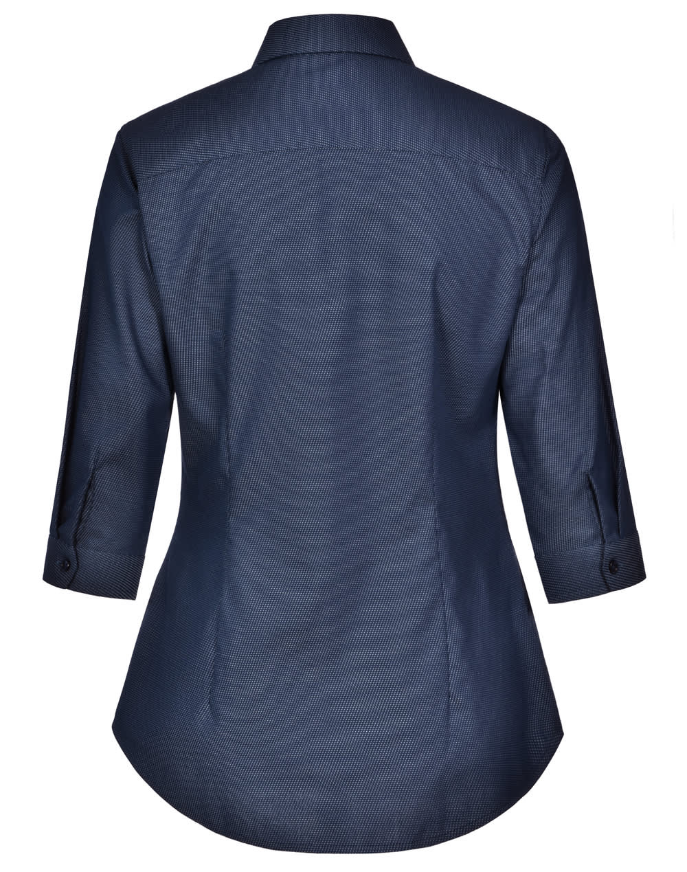 Ladies' Pin Dot Stretch 3/4 Sleeve Shirt SH-M8400Q
