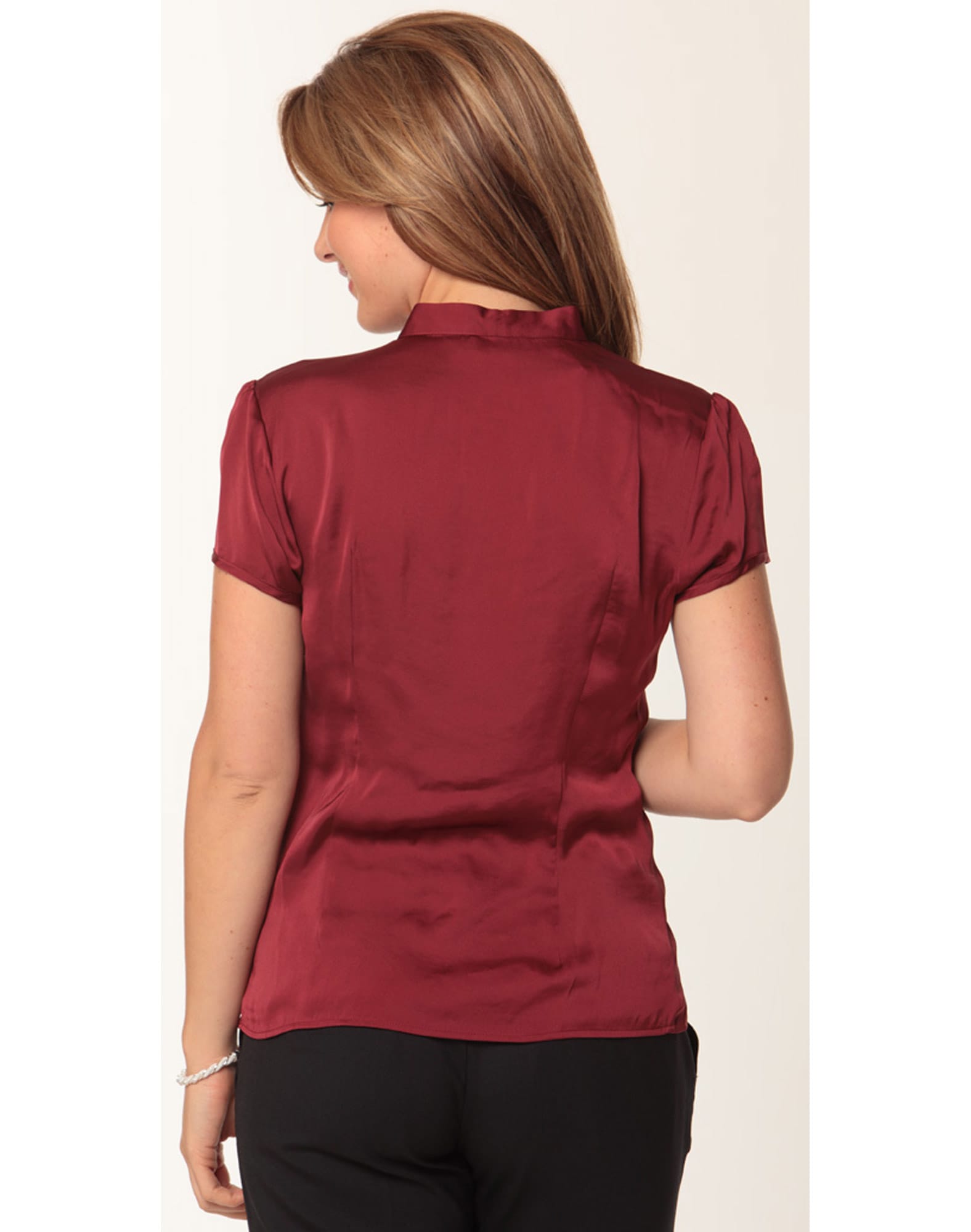 Women's Tie Neck Blouse SH-M8810
