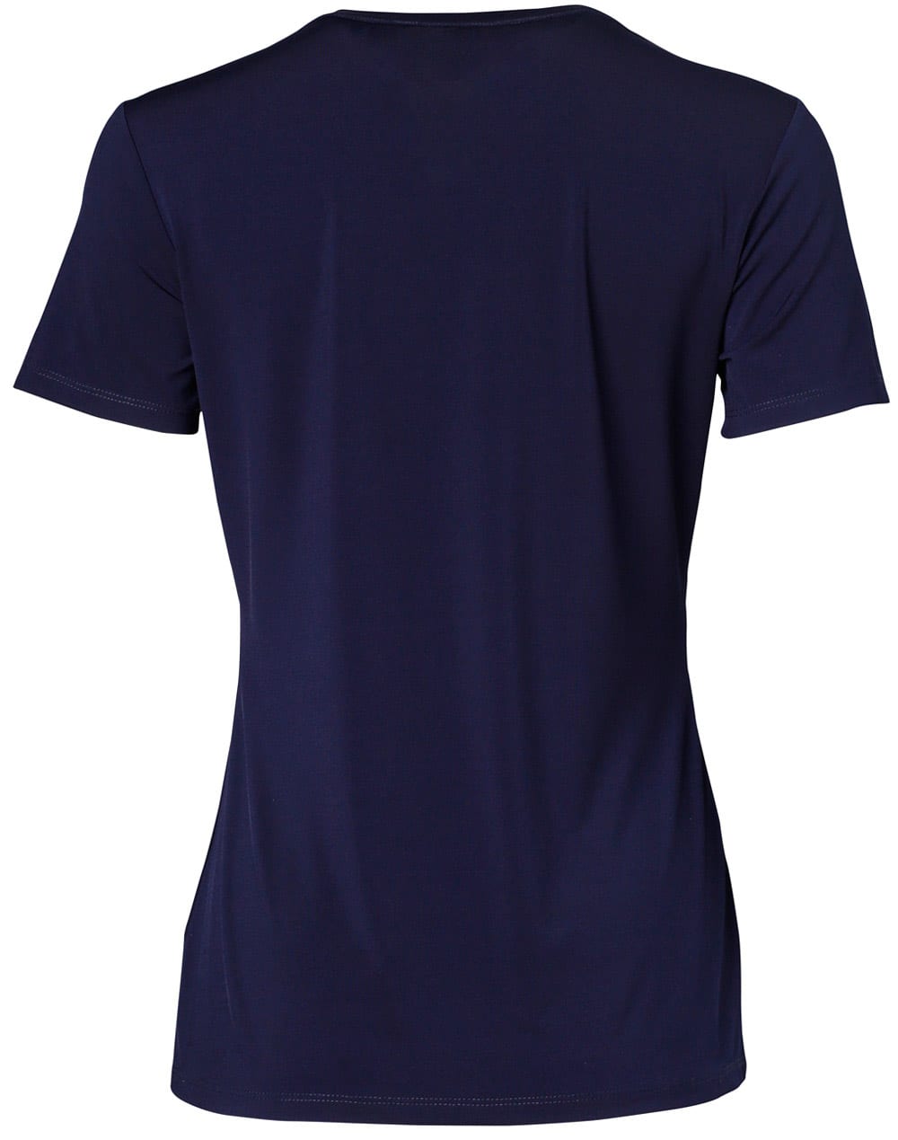 Ladies' V-neck with Tab S/S Knit Top SH-M8840