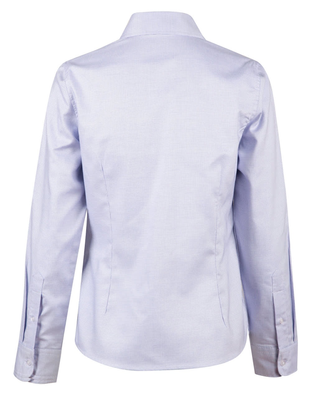 Ladies' Dot Contrast Long Sleeve Shirt SH-M8922