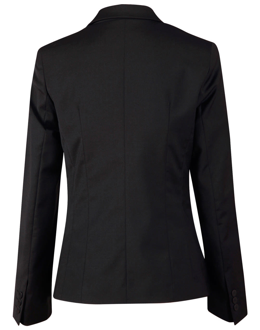 Ladies' Wool Blend Stretch One Button Cropped Jacket SH-M9201