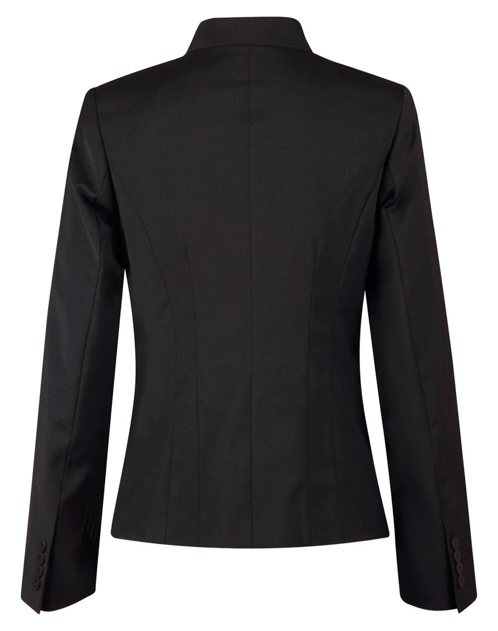 Ladies' Wool Blend Stretch Reverse Lapel Jacket SH-M9202