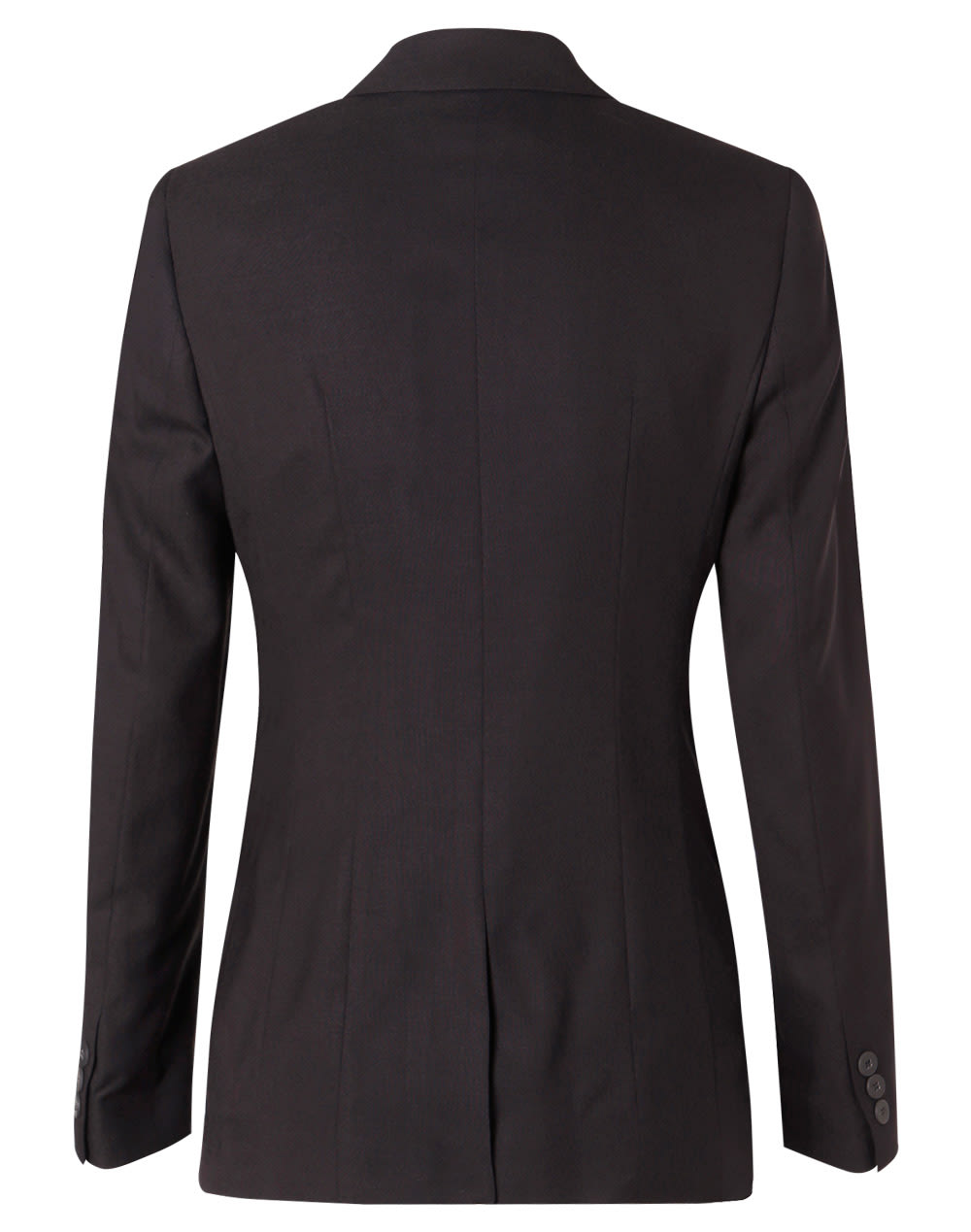 Women's Two Buttons Mid Length Jacket in Poly/Viscose Stretch SH-M9206