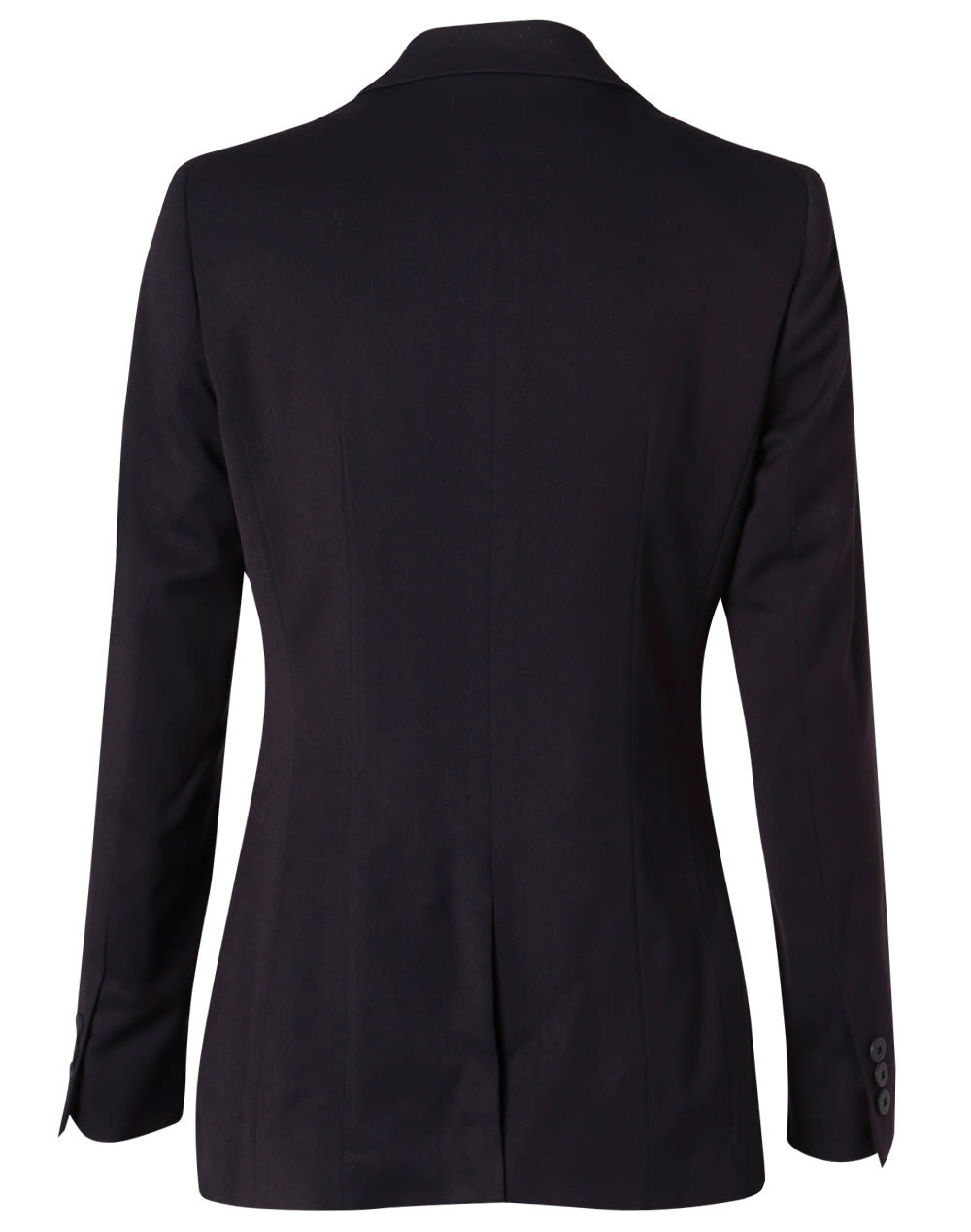 Women's Two Buttons Mid Length Jacket in Poly/Viscose Stretch SH-M9206