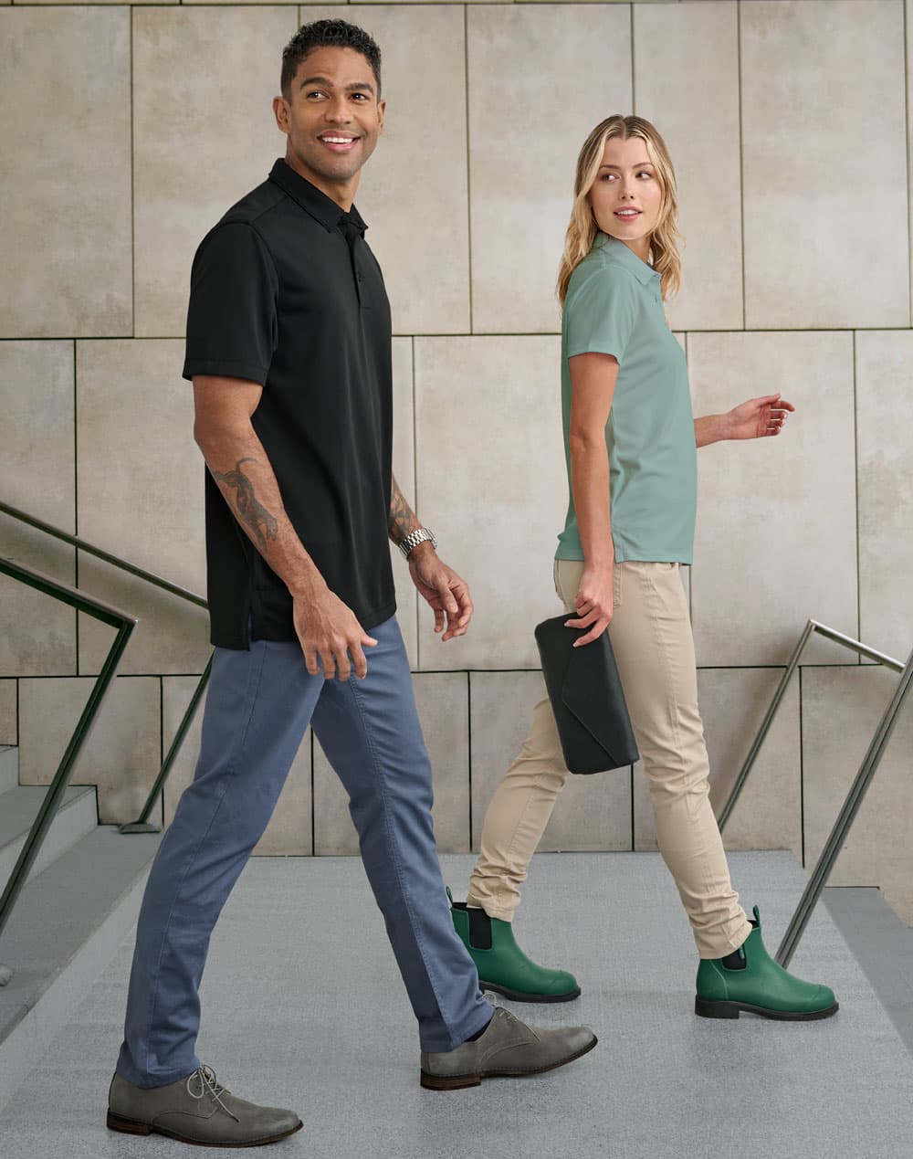 Ladies' Jean Style Flexi Chino Pants SH-M9392