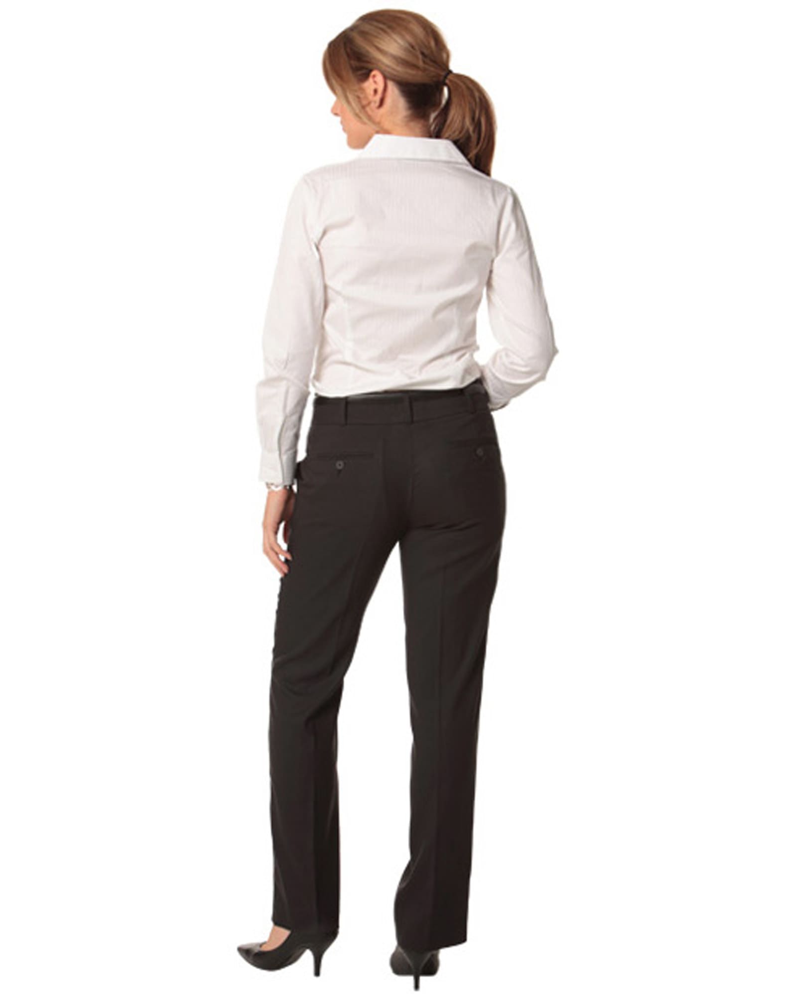 Women's Low Rise Pants in Poly/Viscose Stretch SH-M9420