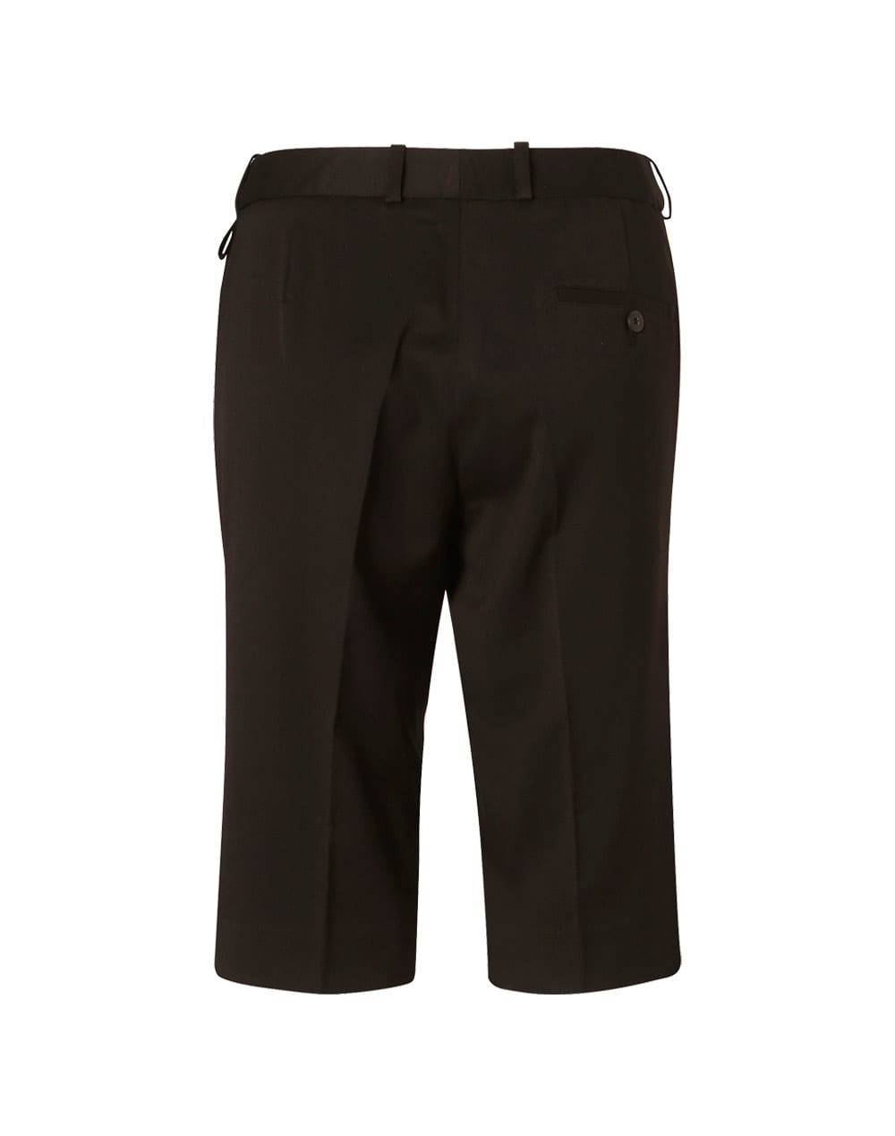 Women's Knee Length Flexi Waist Shorts in Poly/Viscose Stretch SH-M9441