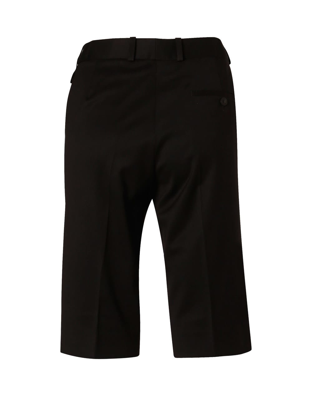 Women's Knee Length Flexi Waist Shorts in Poly/Viscose Stretch SH-M9441