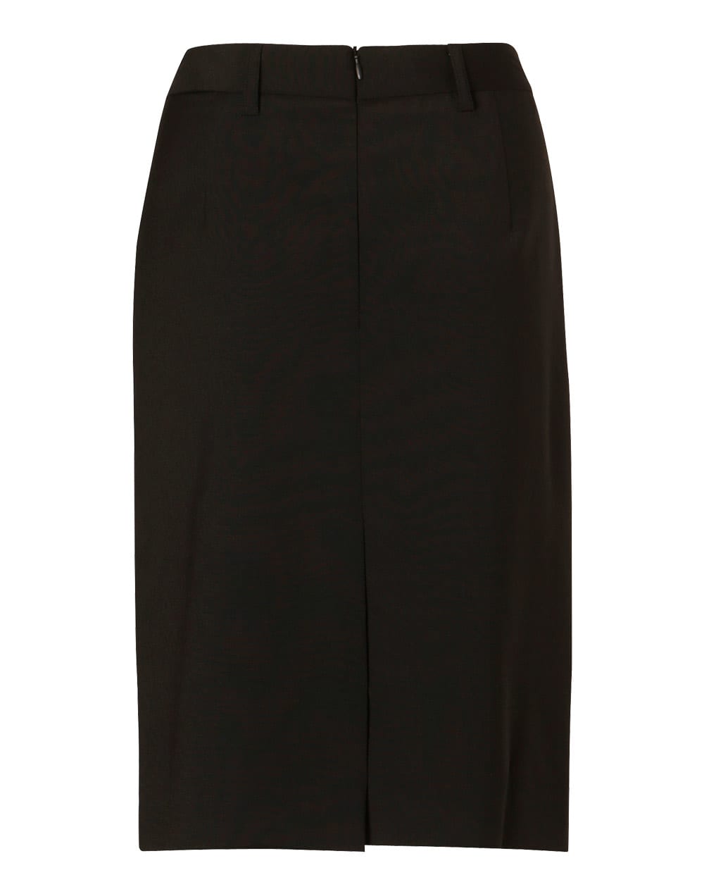 Women's Mid Length Lined Pencil Skirt in Wool Stretch SH-M9470