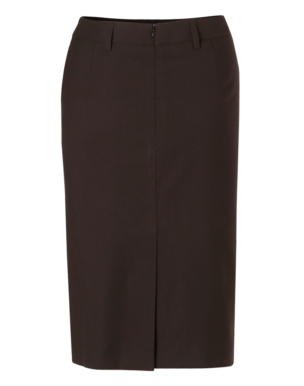 Women's Mid Length Lined Pencil Skirt in Poly/Viscose Stretch SH-M9471