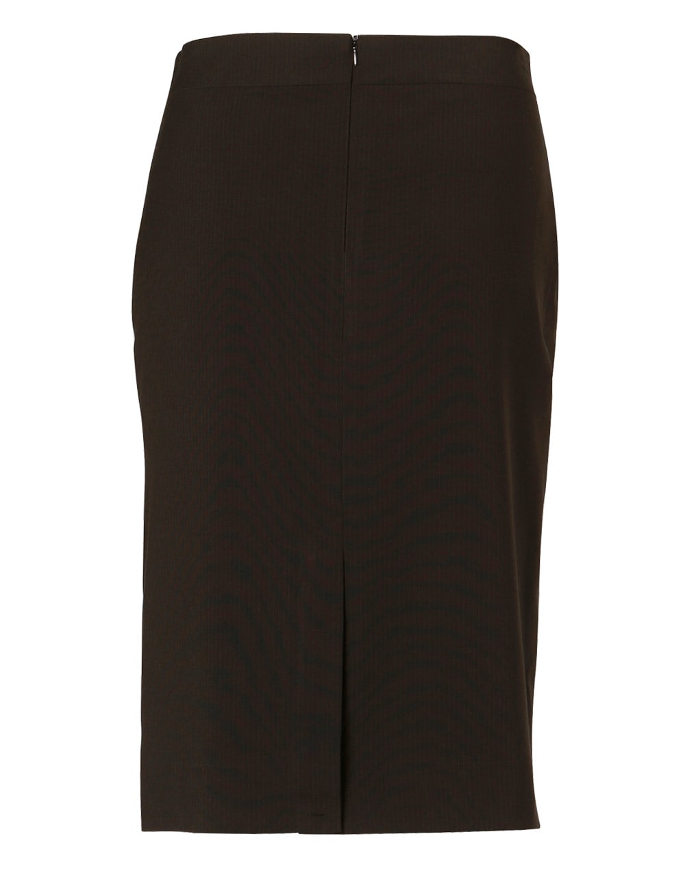 Women's Mid Length Lined Pencil Skirt in Poly/Viscose Stretch Stripe SH-M9472