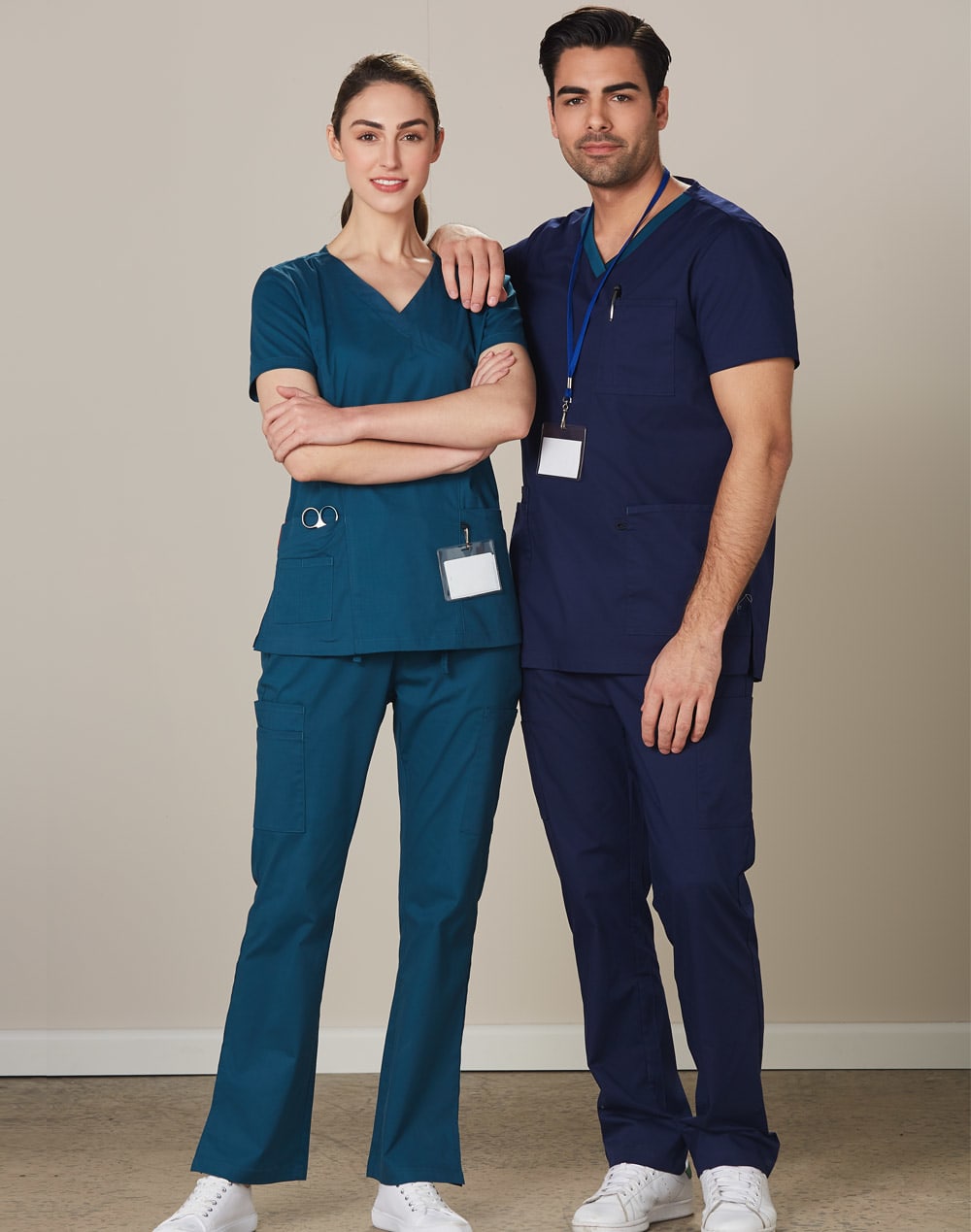 Ladies' Solid Colour Scrub Pants SH-M9720