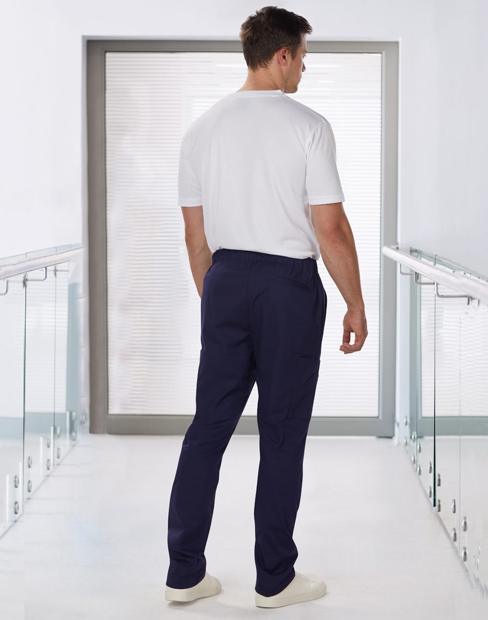 Men's Solid Colour Scrub Pants SH-M9710