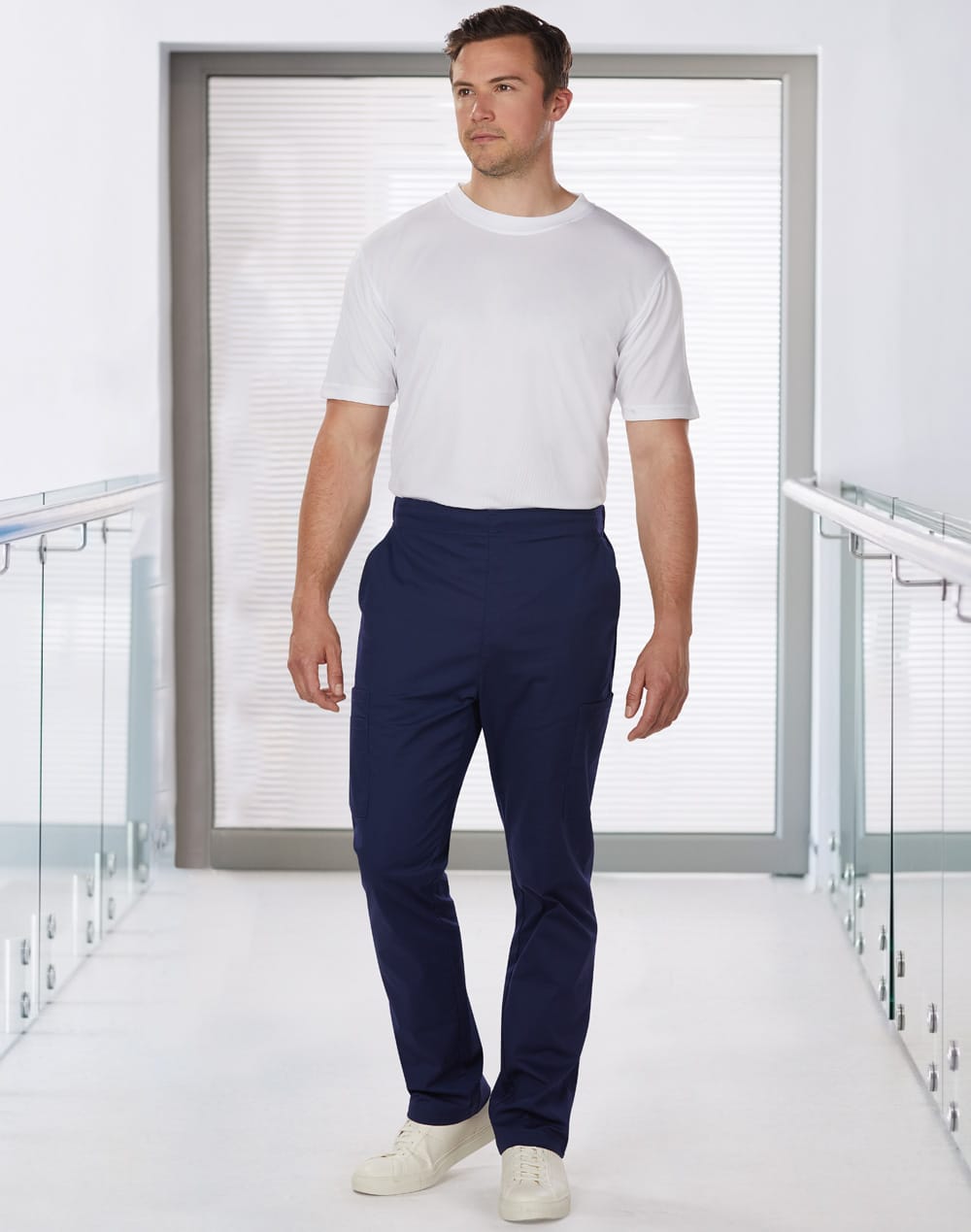 Men's Solid Colour Scrub Pants SH-M9710