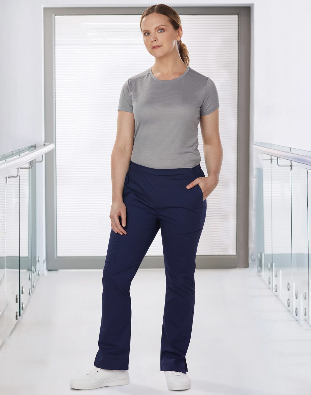Ladies' Solid Colour Scrub Pants SH-M9720