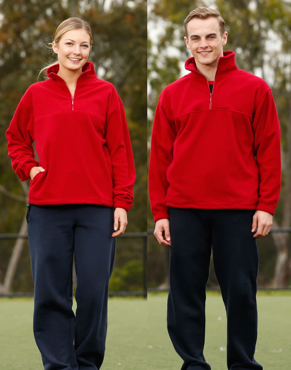 Unisex polar fleece long sleeves SH-PF01