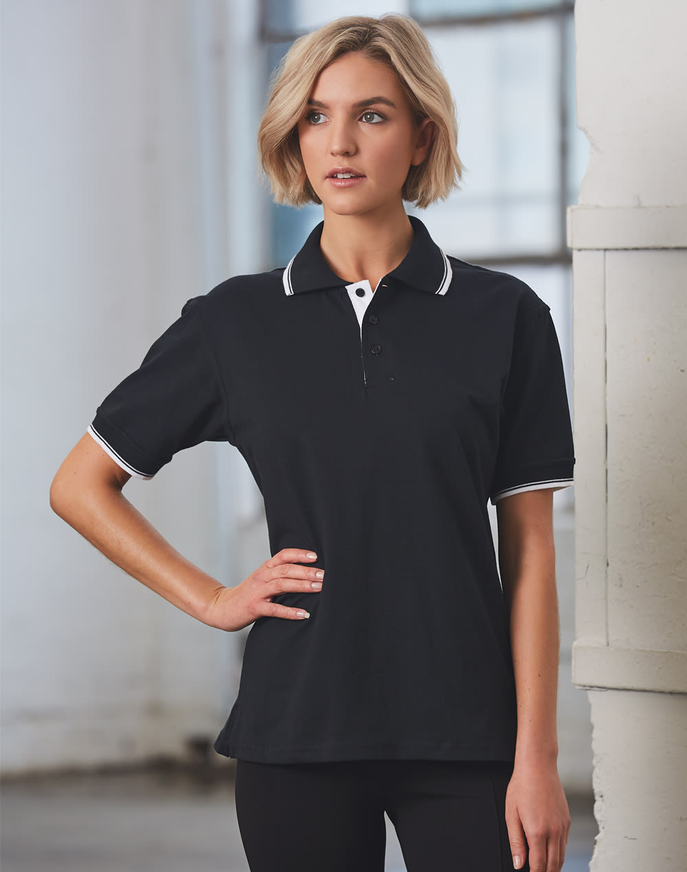 unisex cotton jersey polo SH-PS05