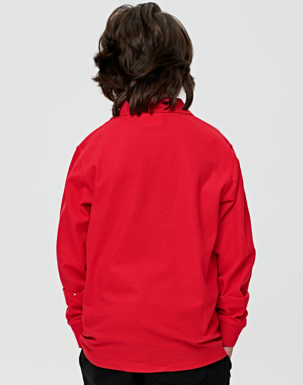 Kids' 240gsm Poly/Cotton Pique L/S Polo SH-PS12K