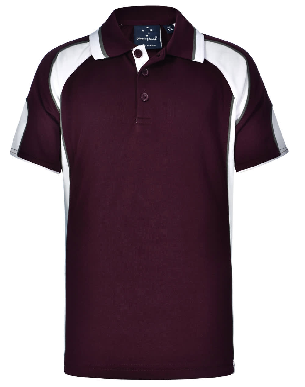 Maroon.White