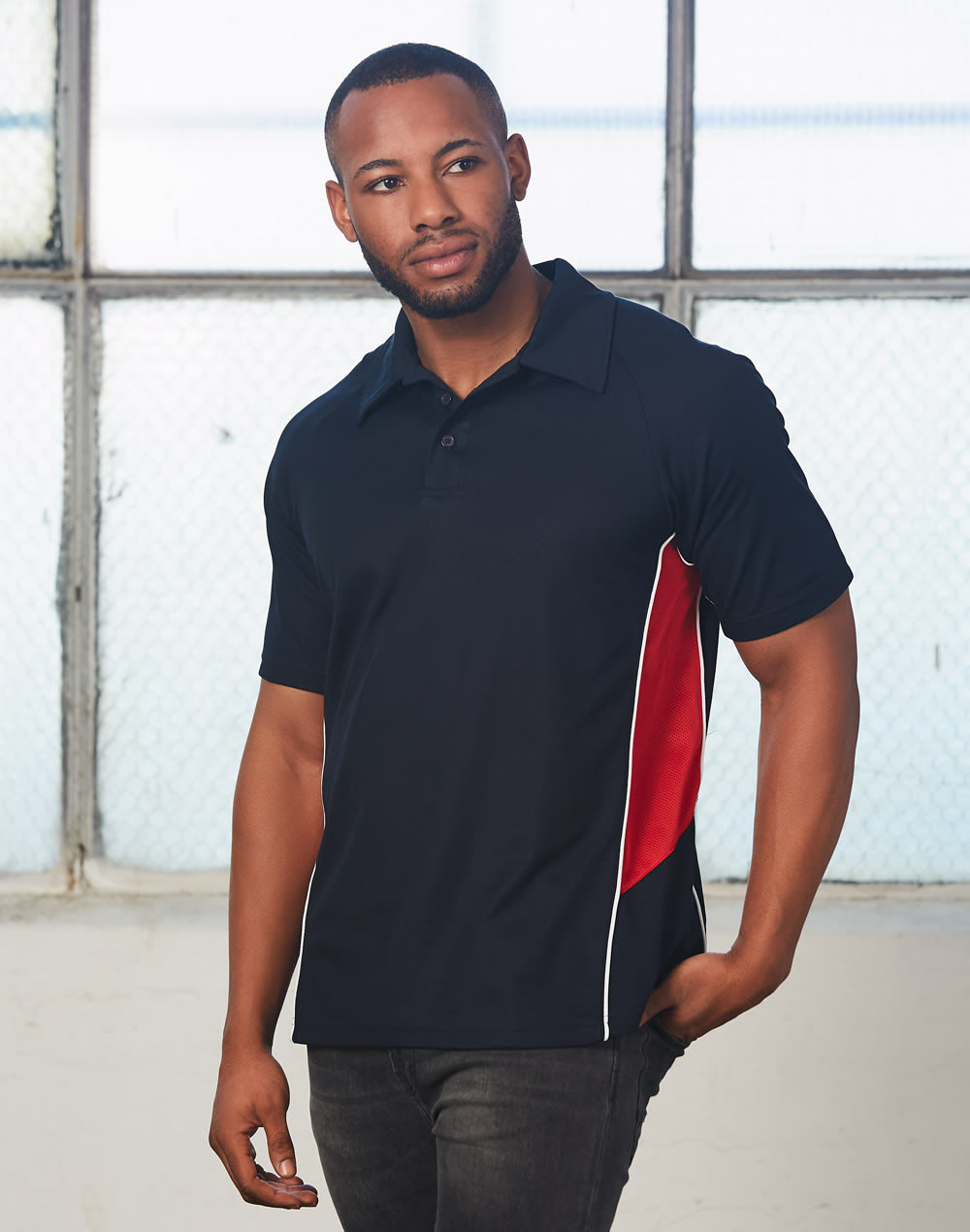 Men's Tri-colour S/L SH-PS68
