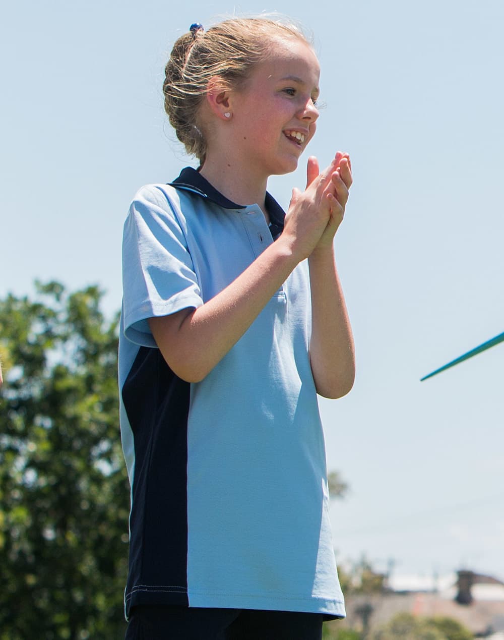 Kids' TrueDry Contrast S/S Polo SH-PS73K