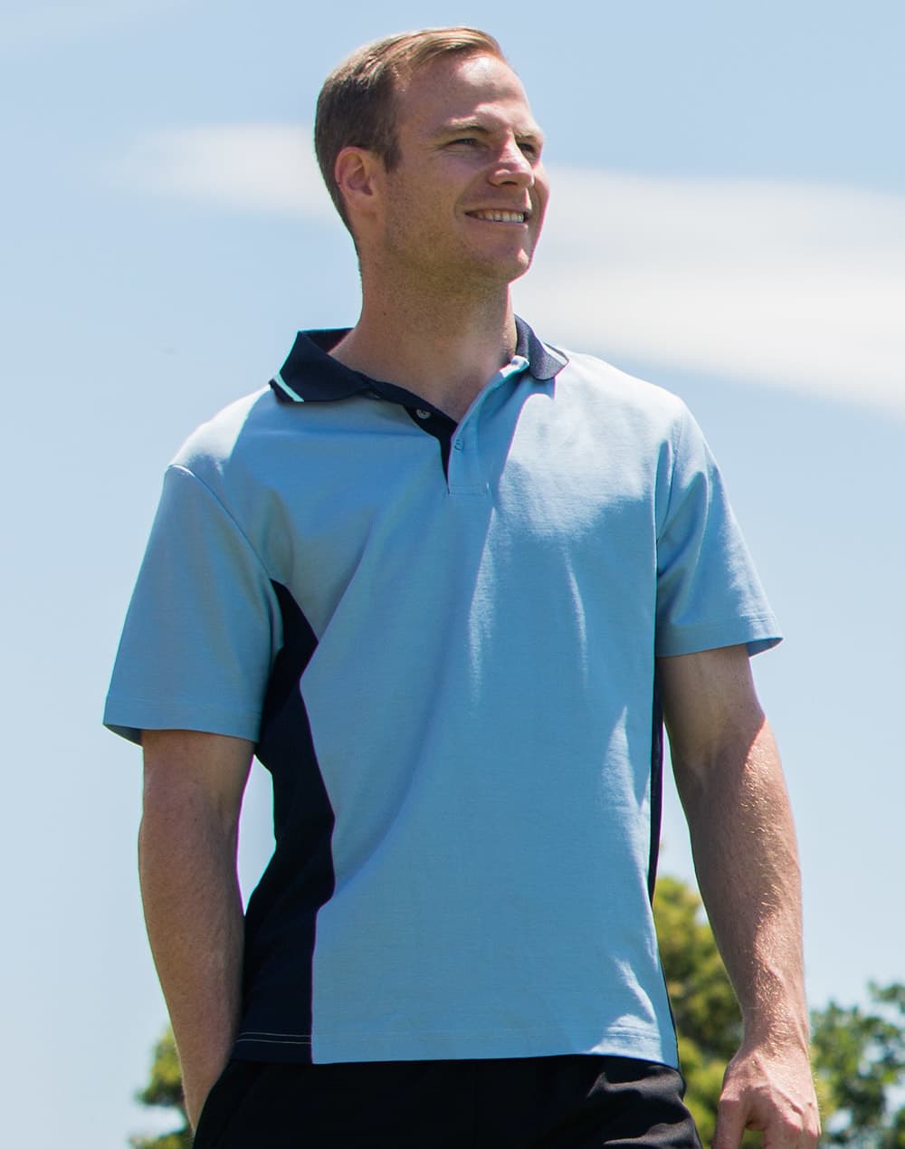 Men's TrueDry Contrast S/S Polo SH-PS73