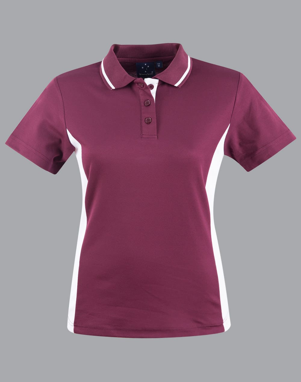 Maroon.White