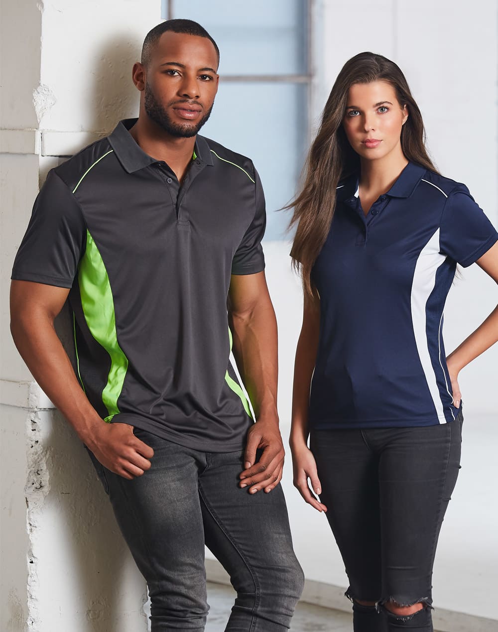 Men's Cooldry S/S Contrast Interlock Polo SH-PS79