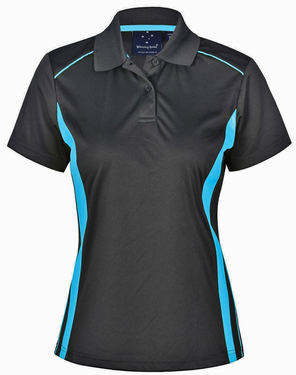 Charcoal.Aqua Blue