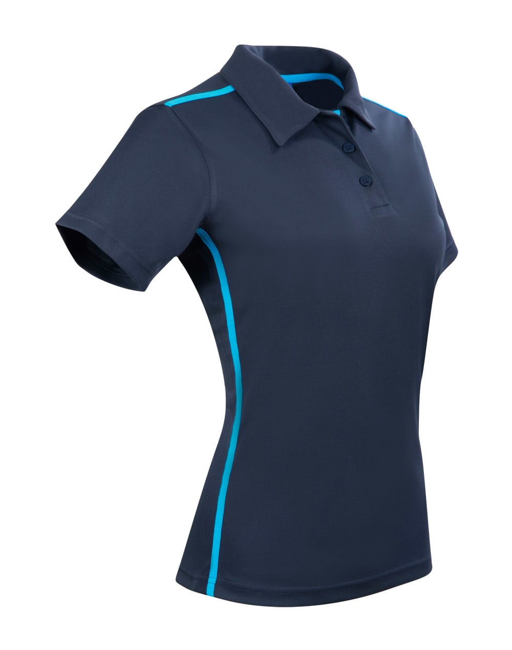 Ladies' rapid cool short sleeve contrast polo SH-PS84