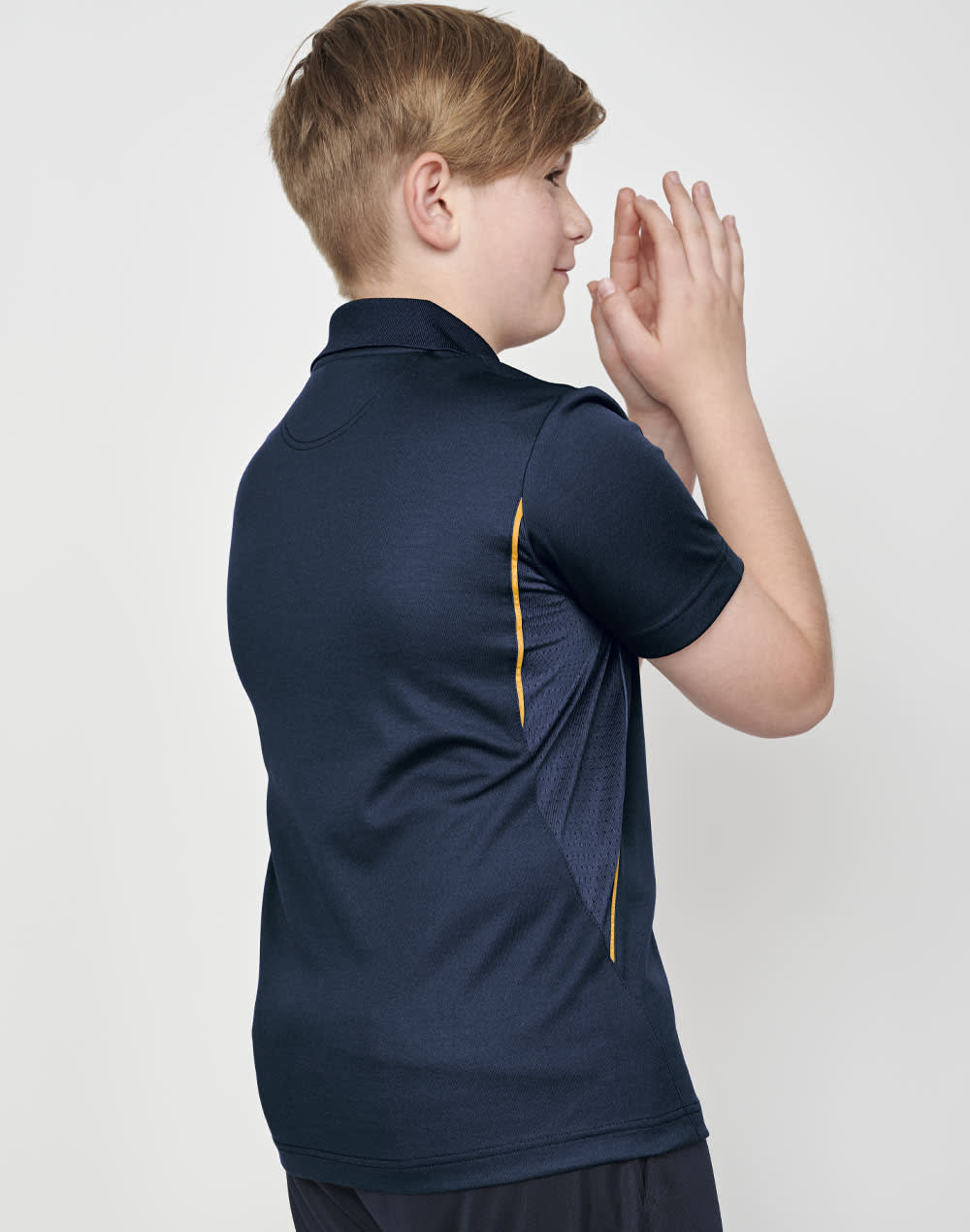 Kids' Sustainable Poly/Cotton Contrast S/S Polo SH-PS93K