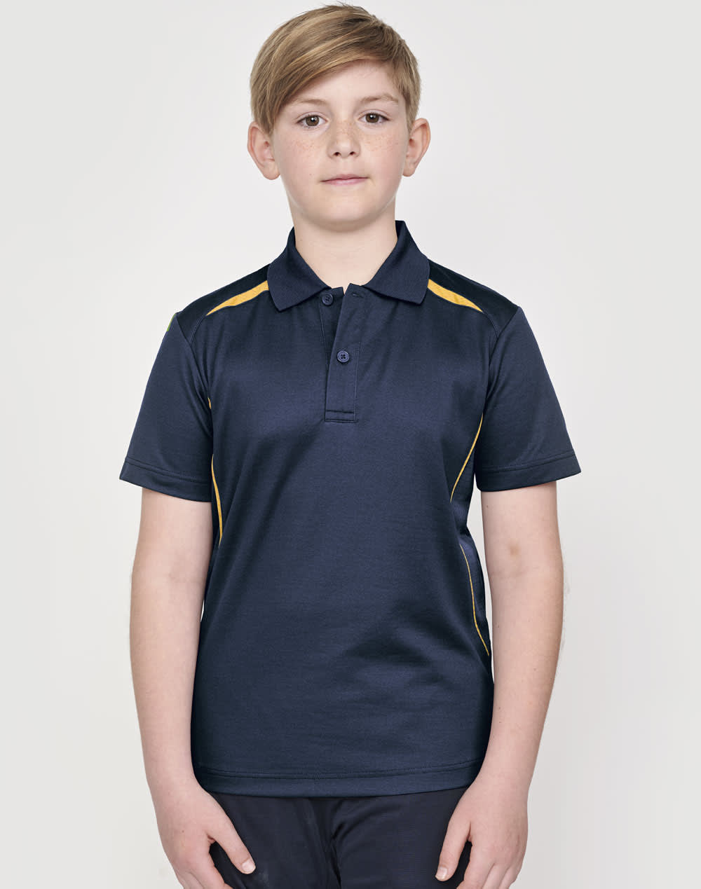 Kids' Sustainable Poly/Cotton Contrast S/S Polo SH-PS93K