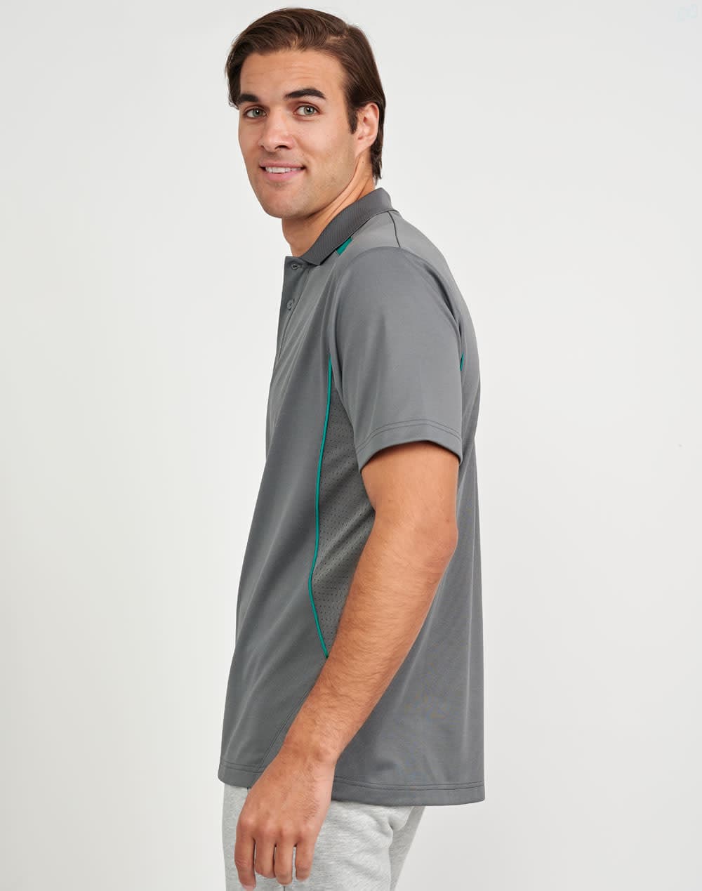 Men's Sustainable Poly/Cotton Contrast S/S Polo SH-PS93