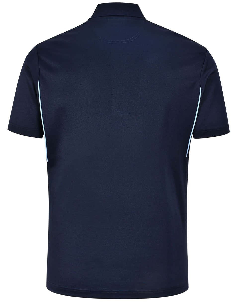 Men's Sustainable Poly/Cotton Contrast S/S Polo SH-PS93