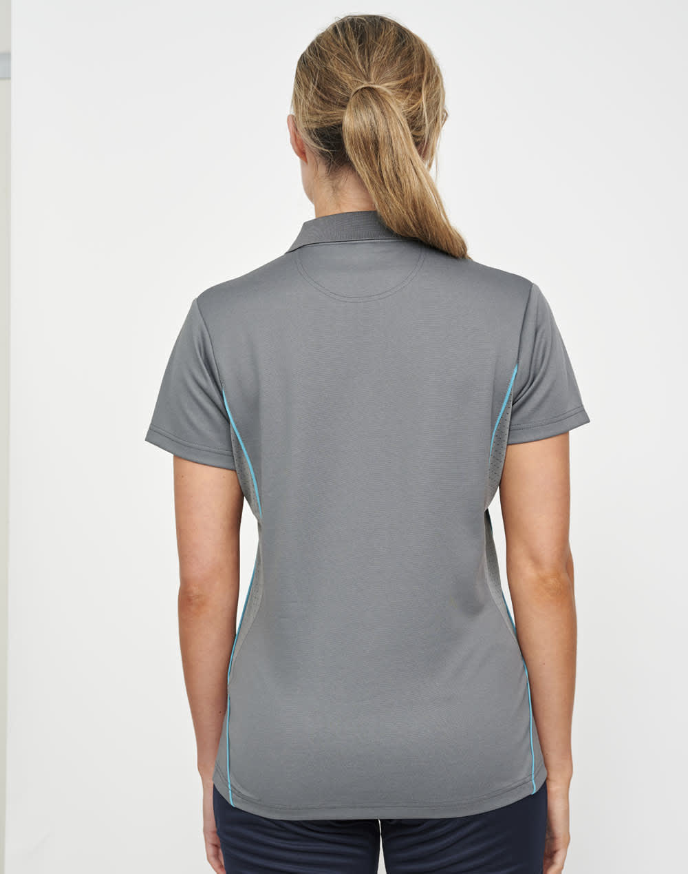 Ladies' Sustainable Poly/Cotton Contrast S/S Polo SH-PS94