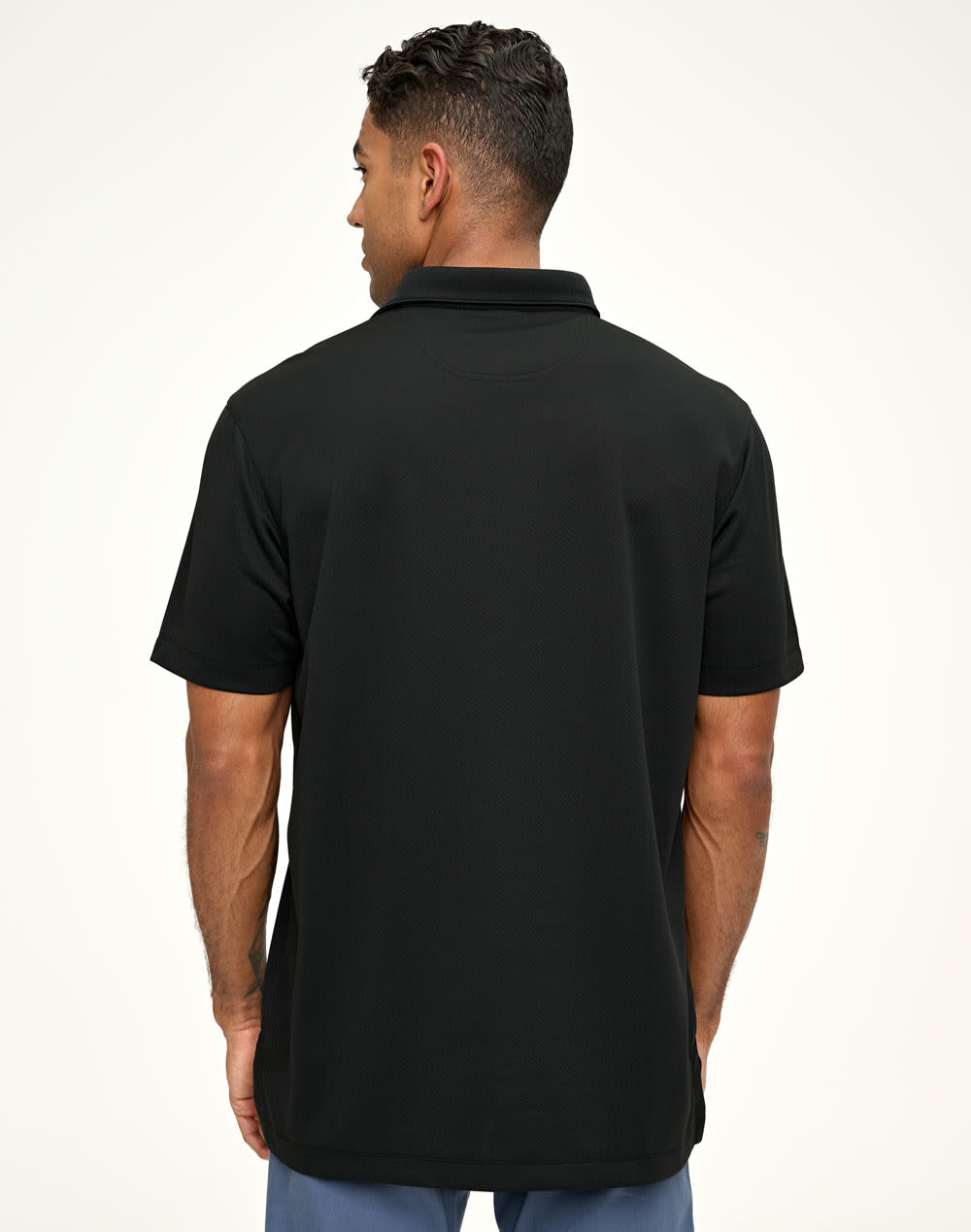 Men's Sustainable Jacquard Knit S/S Polo SH-PS95