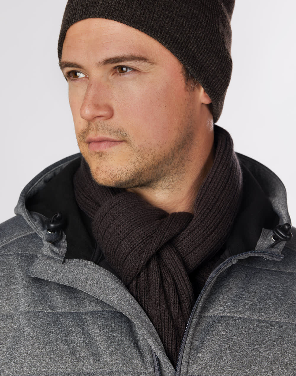 Cable Knit Scarf (Acrylic knit with cable row feature) SH-SCF02