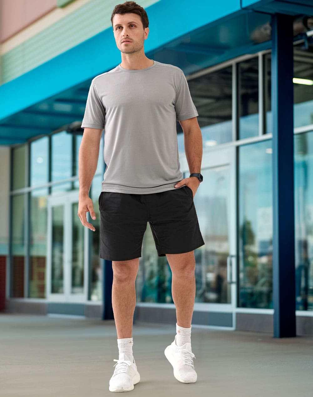 Unisex Mercerised Cotton Shorts SH-SS06