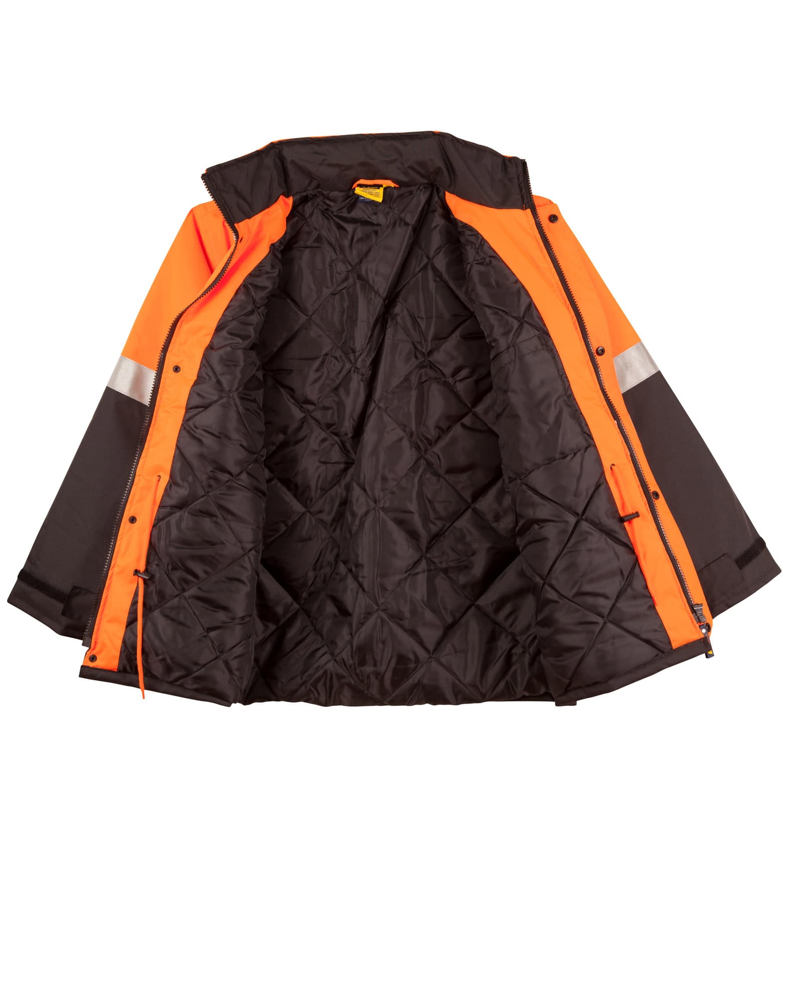Hi-Vis Two Tone Rain Proof Quilted Safety Jacket With 3M Tapes SH-SW28A