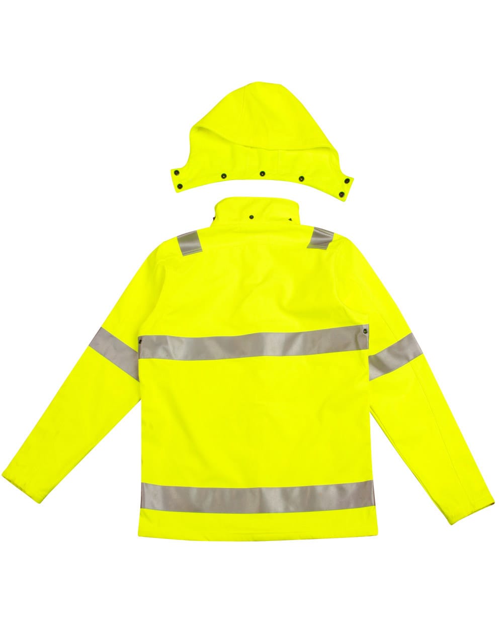 Hi-Vis Softshell Hooded Jacket With 3M Tape SH-SW30
