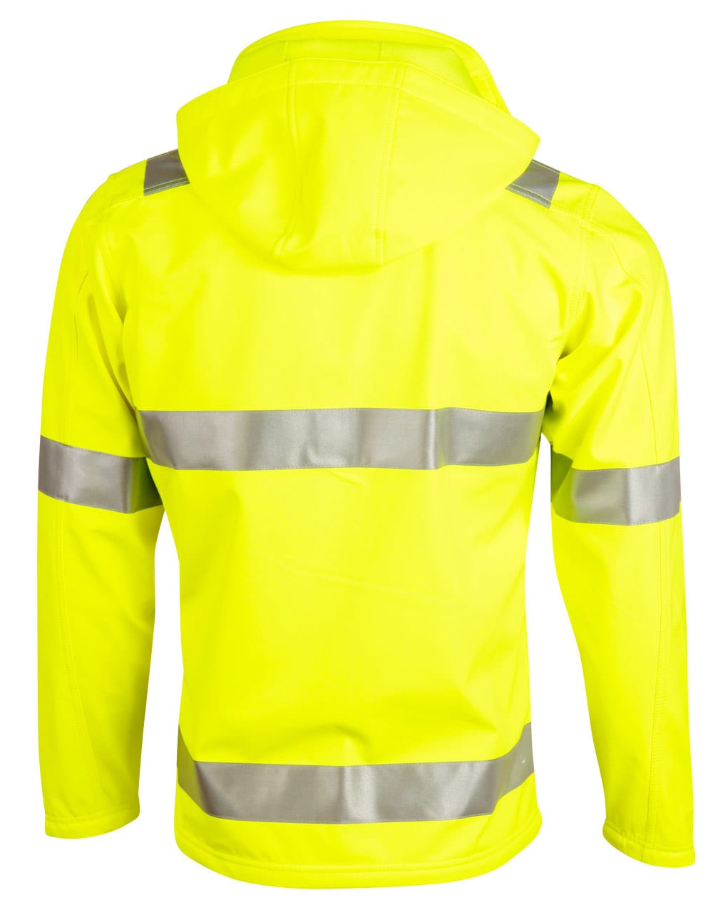 Hi-Vis Softshell Hooded Jacket With 3M Tape SH-SW30