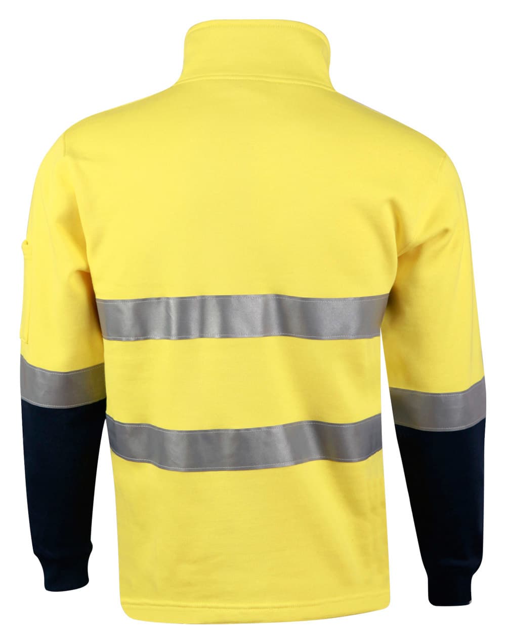 Hi-Vis Two Tone Cotton Fleecy Sweat With 3M tapes SH-SW48