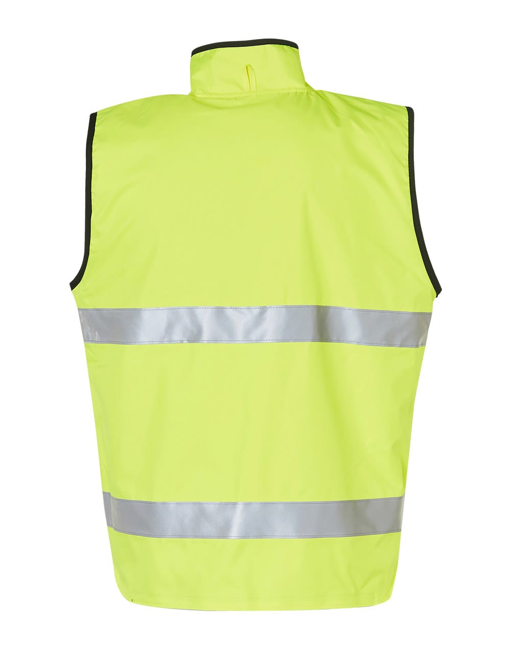 Hi-Vis Reversible Mandarine Collar Safety Vest With 3M Tapes SH-SW49
