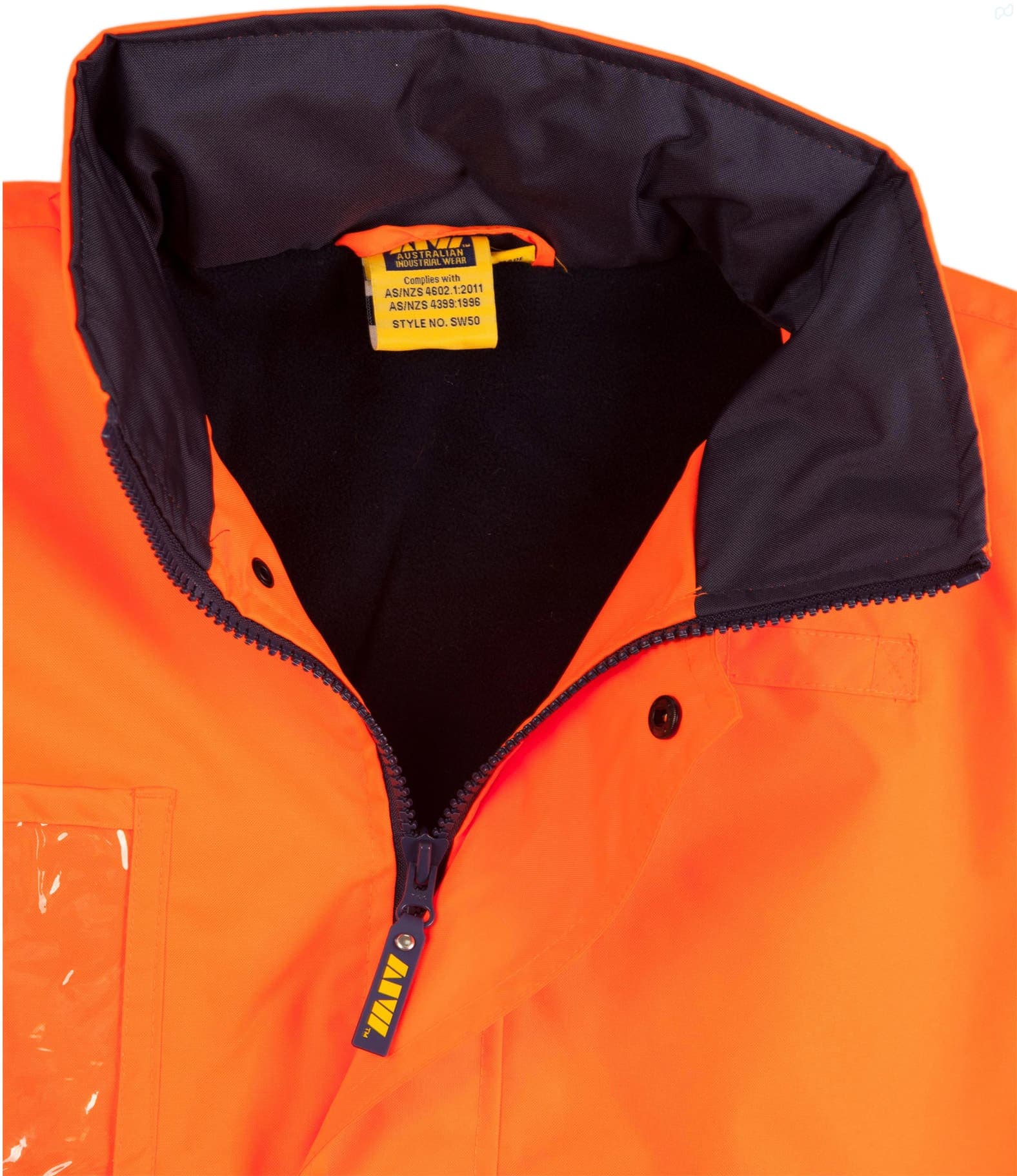 Hi-Vis Long Line Safety Jacket With 3M Tapes SH-SW50