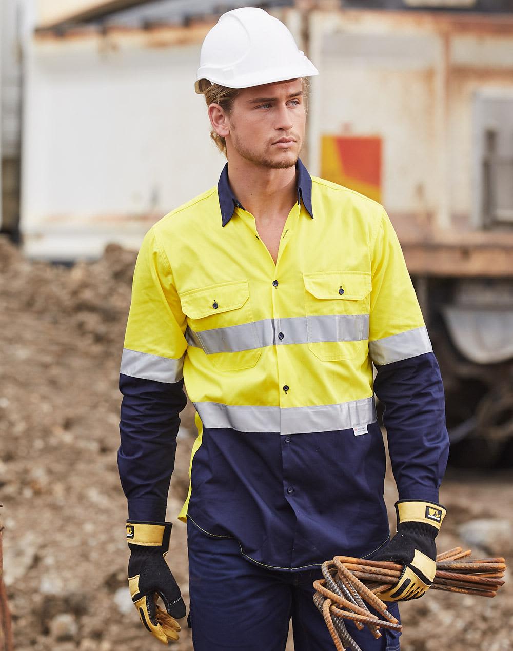 Hi-Vs cotton drill shirt  3M tape