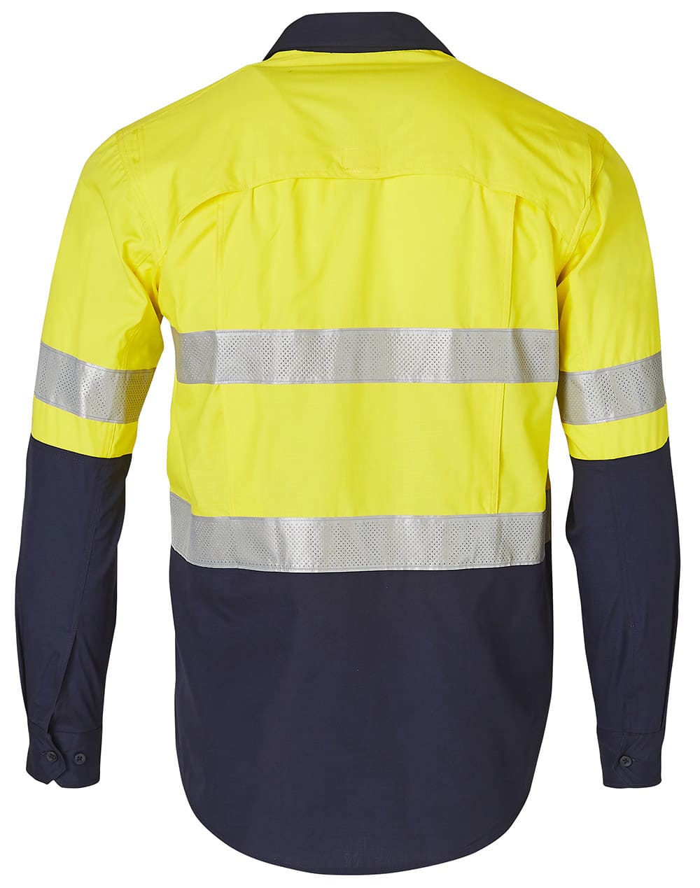 Hi-Vis Cotton Rip-Stop L/S Shirt 3M Tape SH-SW69
