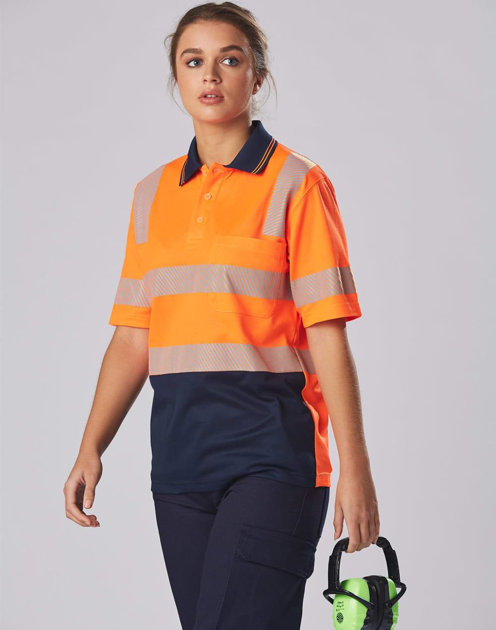 Biomotion Segmented Truedry S/S Safety Polo SH-SW73