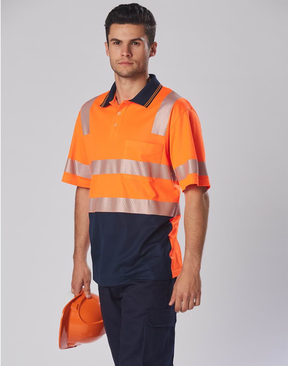 Biomotion Segmented Truedry S/S Safety Polo SH-SW73