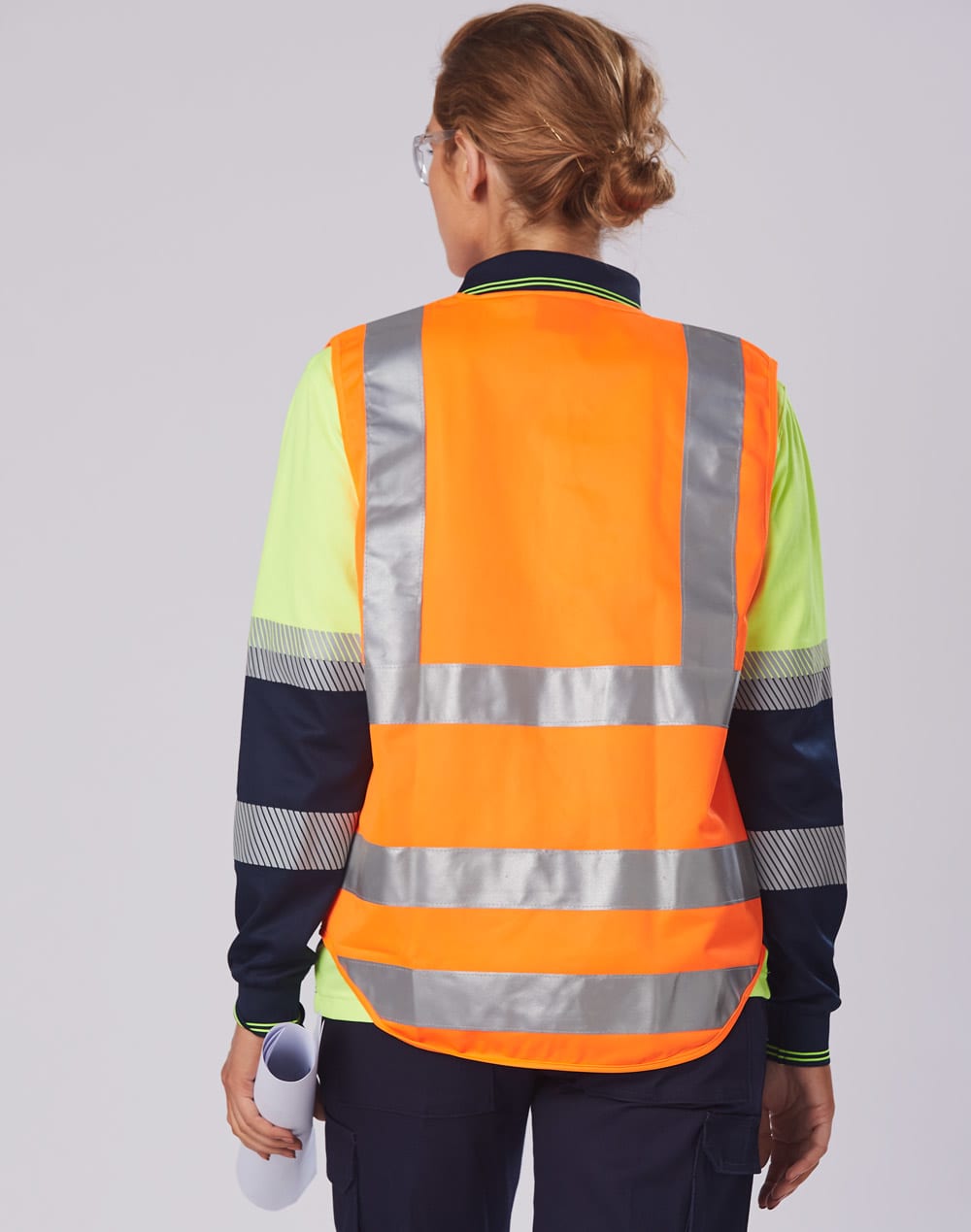 Biomotion Segmented Truedry L/S Safety Polo SH-SW74