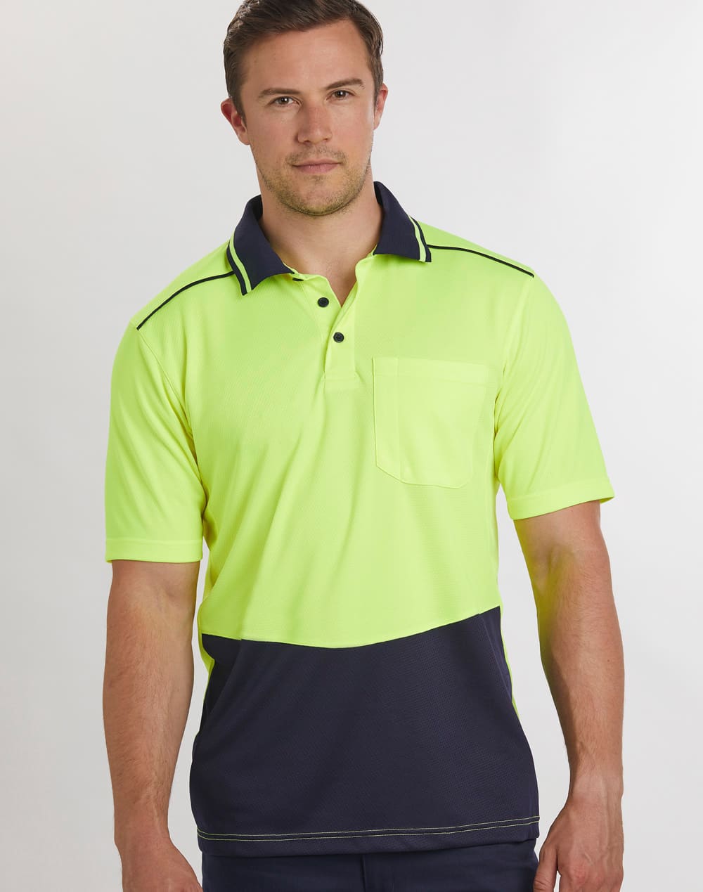 Unisex Hi-Vis Bamboo Charcoal S/S Polo SH-SW81